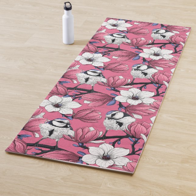 Frühlingszeit in Rosa Yogamatte (Beispiel)