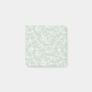 Frühlingszweige Neutral - Gedämpfter Salbei Post-it Klebezettel
