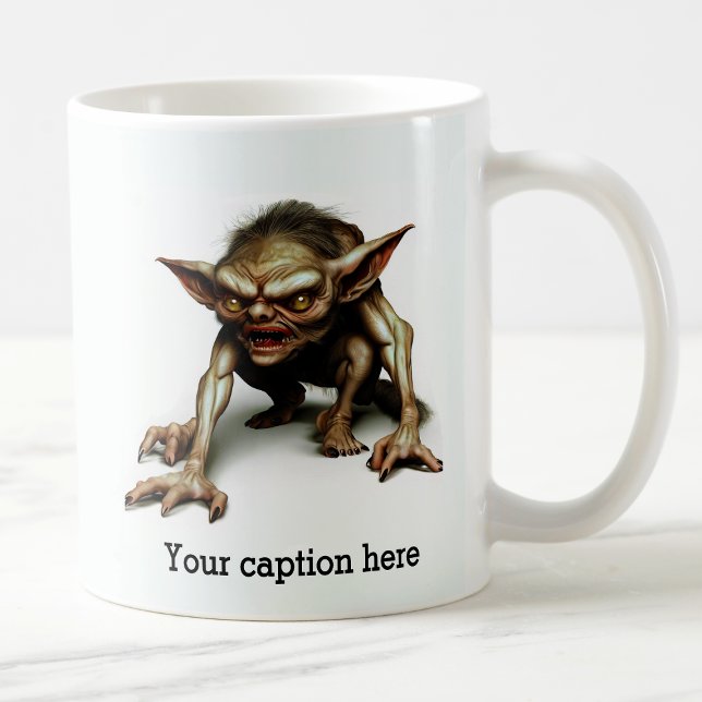 Frühmorgendliche innere Bestie entfesselt Kaffeetasse (Von Creator hochgeladen)