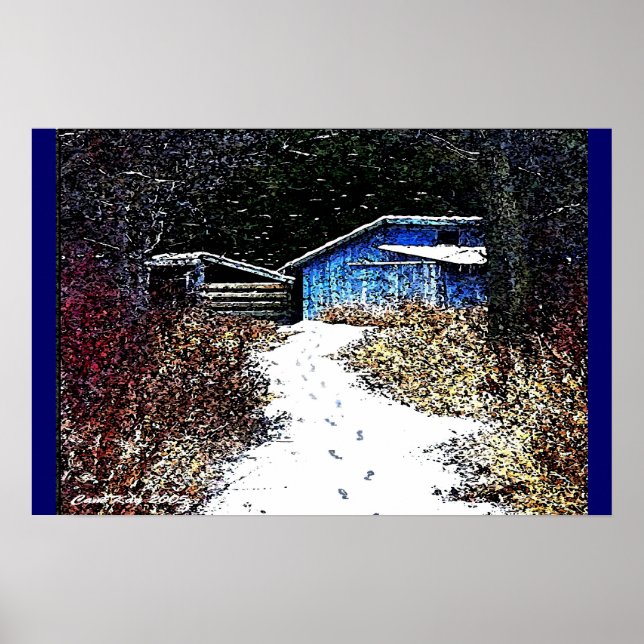 Frühschnee Poster (Vorne)