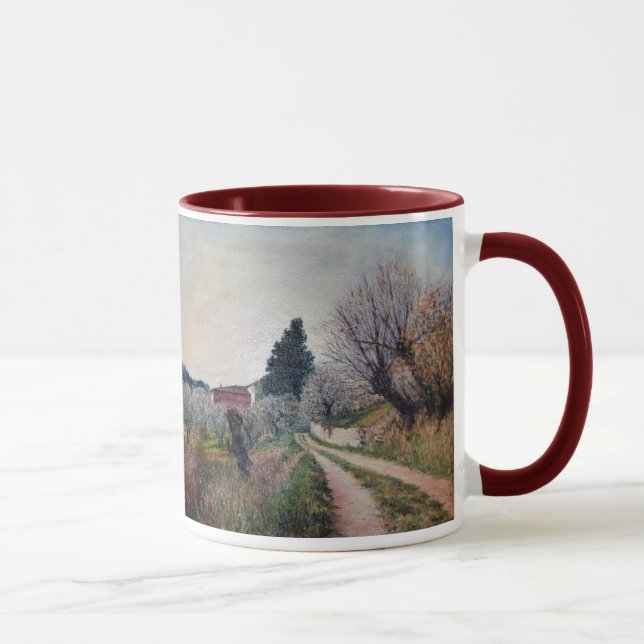 FRÜHSTE FRÜHSTÜCK IN VERNALESIEN / Toskana Landsch Tasse (Rechts)