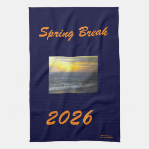 "FRÜHSTÜCK 2026 OZEAN SUNSET KITCHEN TOWEL" GESCHIRRTUCH