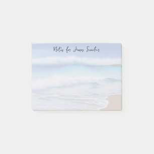 Frühstück am Sandstrand Post-it Klebezettel