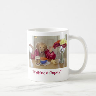 Frühstück an der Tasse des Ingwers