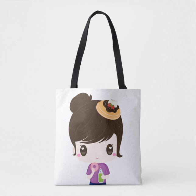 Frühstück auch!Tragetasche Tasche (Vorderseite)