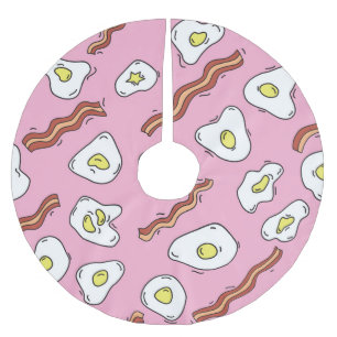 Frühstück Bonanza: Cartoon Freuen Polyester Weihnachtsbaumdecke