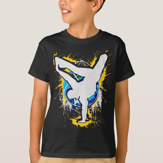 Frühstück - Breakdancer - Break Dancing T-Shirt (Vorderseite)