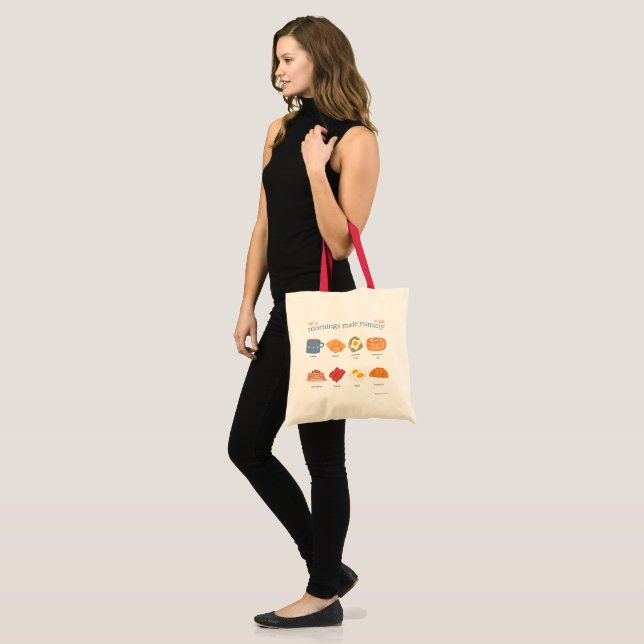 Frühstück Club Tasche - Niedliche Brunch-Tasche (Vorderseite (Model))