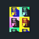 Frühstück der Champions Pop Art Leinwanddruck<br><div class="desc">Mit diesem Pop-Leinwand-Druck würde das Ganze einen großen Farbspass in der Umgebung schaffen. Dieses Stück Pop würde jeden glauben machen,  dass du ein Vermögen darauf ausgegeben hast. Das Muster dafür entstand aus einer Stütze,  die ich besitze.</div>