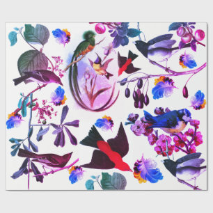 FRÜHSTÜCK, GEFÜHLE UND OBST Rosa Blütenblume Geschenkpapier
