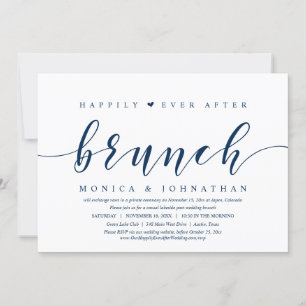 Frühstück 'Happily Ever After', Hochzeits-Einladun Einladung
