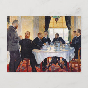 Frühstück im Blankenberghe Postkarte