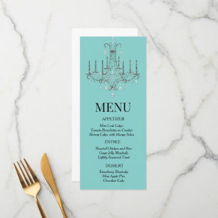 Frühstück im Chandelier Menu Menükarte