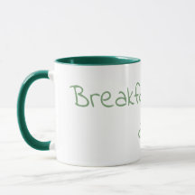 Frühstück in Ezras Tasse mit zwei Tonen