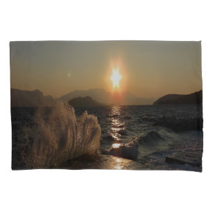 Frühstück in Kroatien schöner Sonnenuntergang Kissenbezug