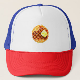 Frühstück in Waffle Cosume Leicht Last Minute Truckerkappe
