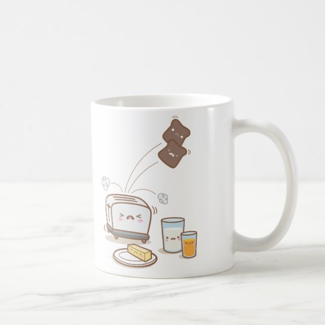 Frühstück ist ruinierte Tasse (Rechts)