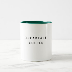 Frühstück Kaffee Niedliches Trendangebot Zweifarbige Tasse