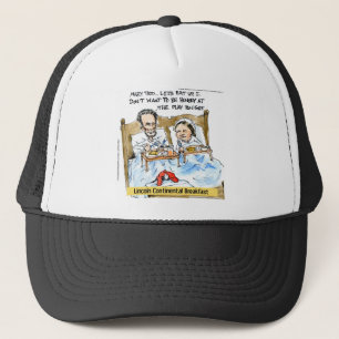 Frühstück Lincoln Funny Gifts, T-Shirts & Cards Truckerkappe