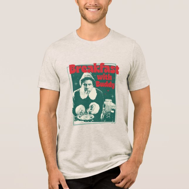 Frühstück mit Buddy Tri-Blend Shirt (Vorderseite)