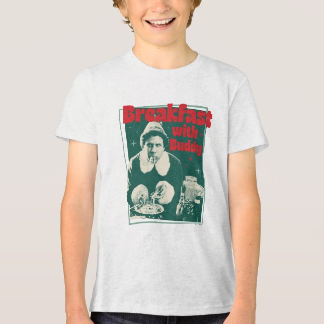 Frühstück mit Buddy Tri-Blend Shirt (Vorderseite)