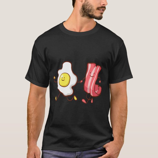 Frühstück mit Ei und Bacon T-Shirt (Vorderseite)