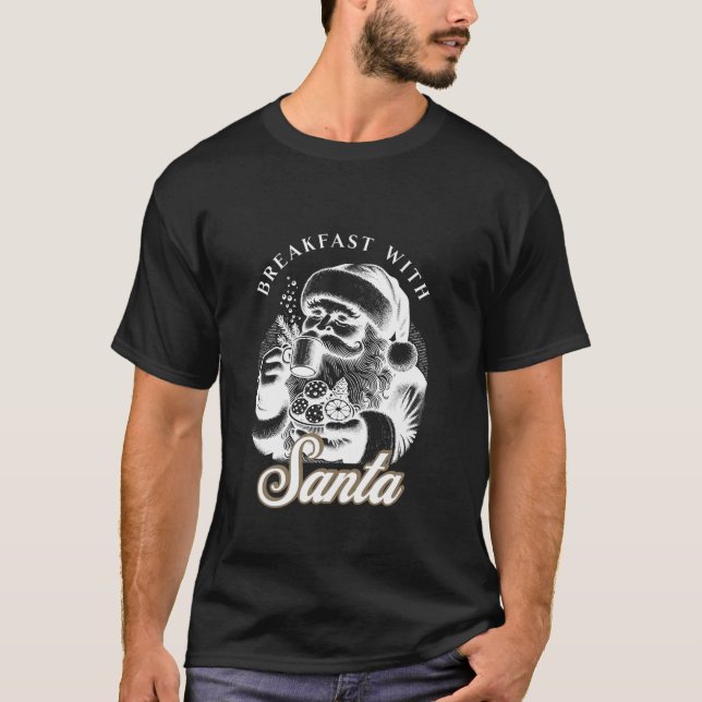 Frühstück mit Vintager Weihnachtsmilch und Co T-Shirt (Vorderseite)