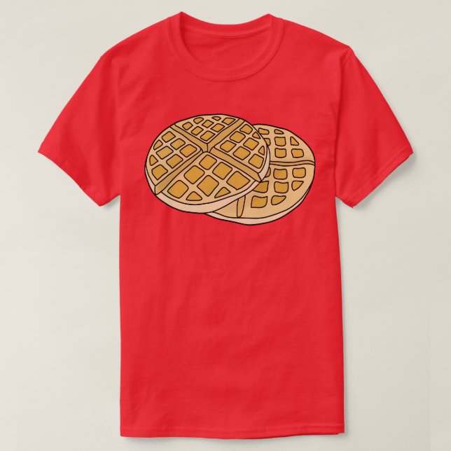 Frühstück mit Waffle T-Shirt (Design vorne)