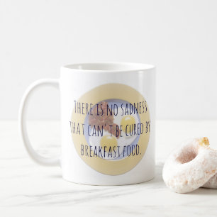 Frühstück Nahrungseier auf Plate Funny Motivierend Kaffeetasse