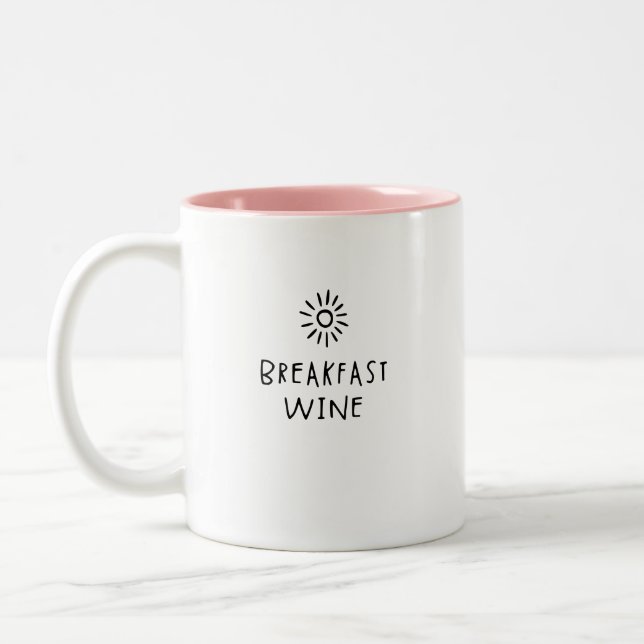 Frühstück Niedliches Trendangebot Zweifarbige Tasse (Links)