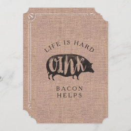 Frühstück oder Brunch Picnic Party für Bacon Liebh Einladung