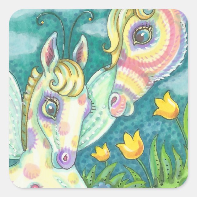 FRÜHSTÜCK, RAINBOW BABY PORSE, FAIRE STICKER (Vorderseite)