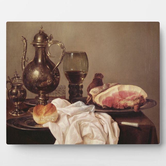 Frühstück Stillleben (Öl auf Tafel) Fotoplatte (Vorderseite)