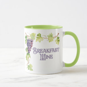 Frühstück Wein Funny Trendy Tasse