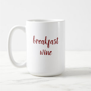 Frühstück Wein Kaffeetasse