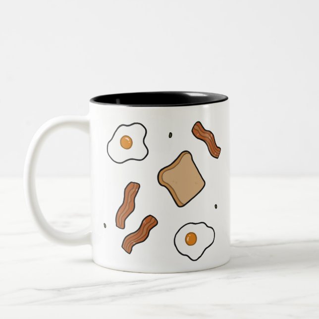 Frühstück Zweifarbige Tasse (Links)