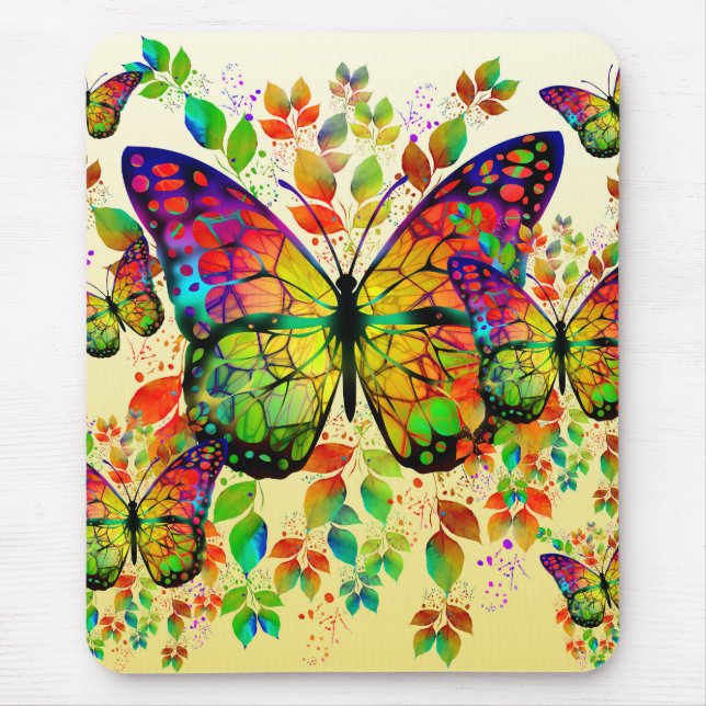 FRÜHSTÜCKE FARBEN FARBHAFTE NATUR MOUSEPAD (Vorne)