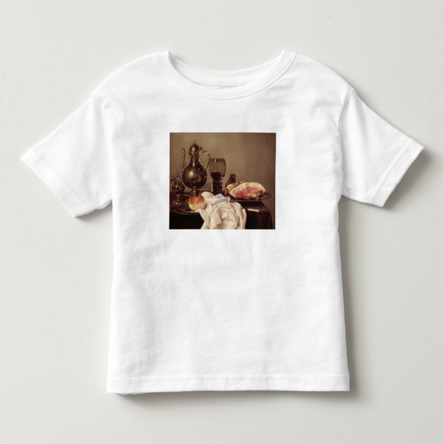 Frühstücks-Stillleben (Öl auf Platte) Kleinkind T-shirt (Vorderseite)