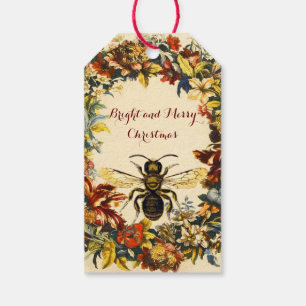 FRÜHSTÜCKSBLUMEN HONEY BIE, BEEKEEPER Weihnachten Geschenkanhänger