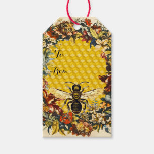 FRÜHSTÜCKSBLUMEN HONEY BIE, BEEKEEPER Weihnachten Geschenkanhänger