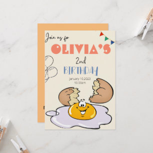 Frühstücksbrunch Kinder 2. Party Einladung