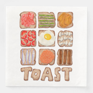 Frühstücksbücher Napkins Serviette