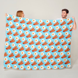 Frühstücksbüffet mit Ei Fleecedecke