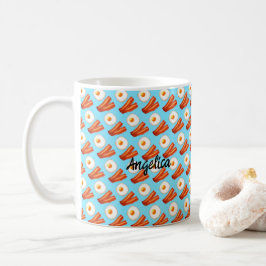 Frühstücksbüffet mit Ei Kaffeetasse