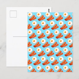 Frühstücksbüffet mit Ei Postkarte