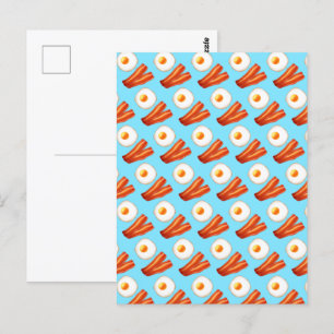 Frühstücksbüffet mit Ei Postkarte
