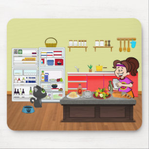 Frühstücksfreunde Mousepad