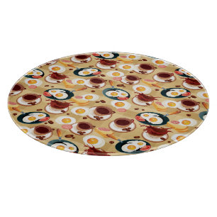 Frühstücksmuster 3 schneidebrett