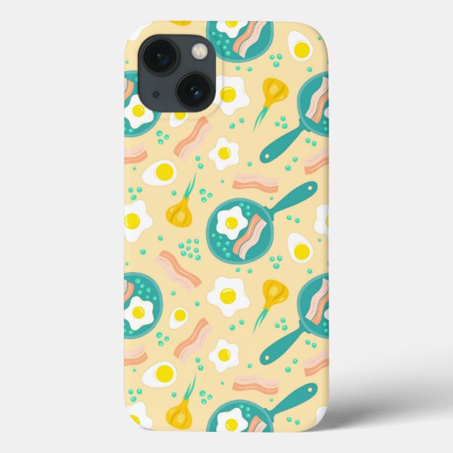 Frühstücksmuster Case-Mate iPhone Hülle (Rückseite)