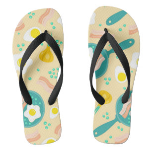Frühstücksmuster Flip Flops